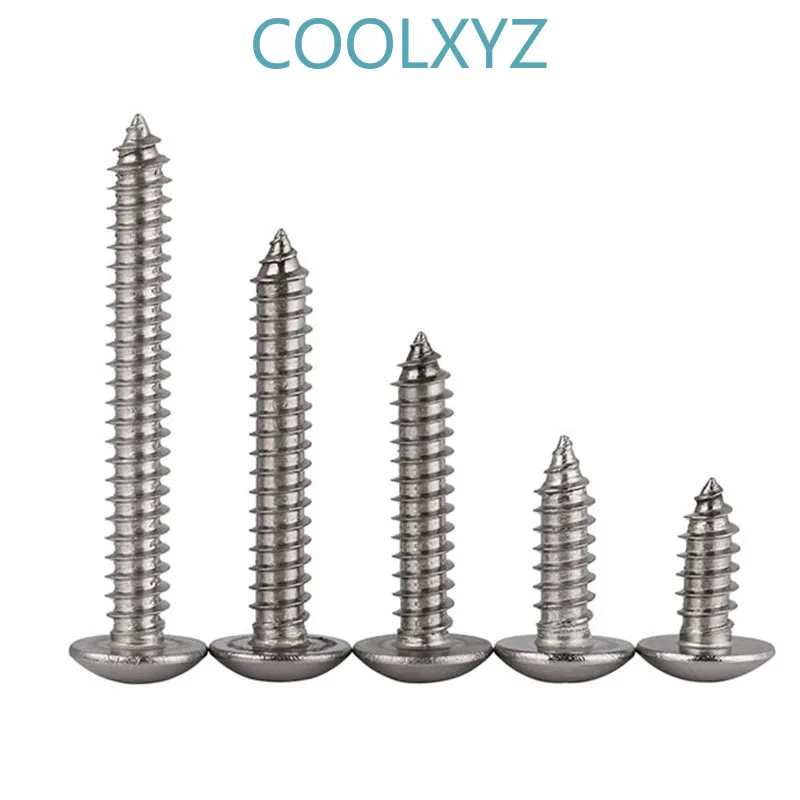 COOLXYZ Phillips винты с большой цилиндрической головкой 316 дюйма из нержавеющей стали
