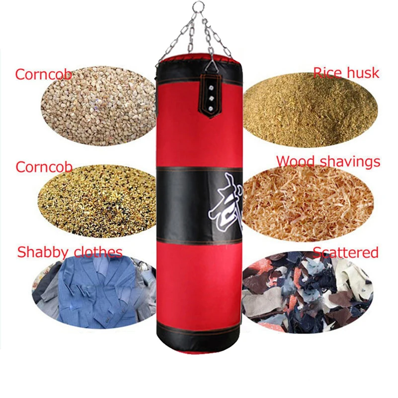 

150cm Heavy Sandbag Boxing Punching Bag Adults Professional GYM Studio Boxing Sanda Training Bag Durable Muay Thai Boxing Bag