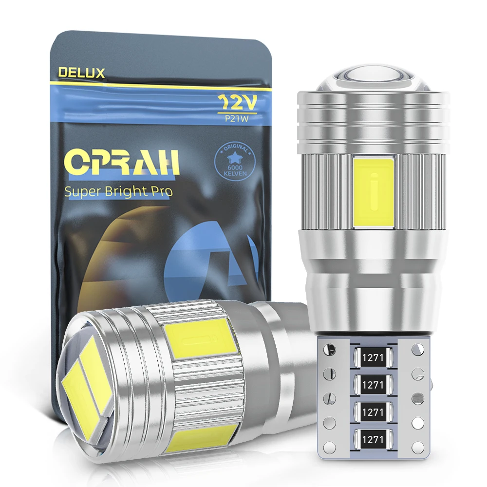2 шт. светодиодные лампы Canbus T10 W5W 5630 6 SMD для сигнасветильник клиновидный клин