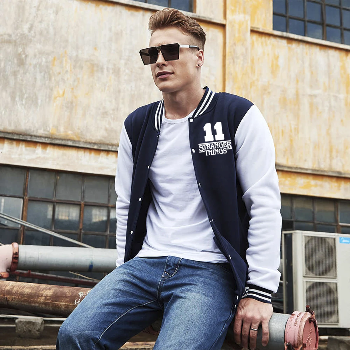 

Stranger Things Jackets 2021 New Street Hip-hop Loose Wild Casual Couples Jacket Harajuku Streetwear Men Baseball Coats Unisex