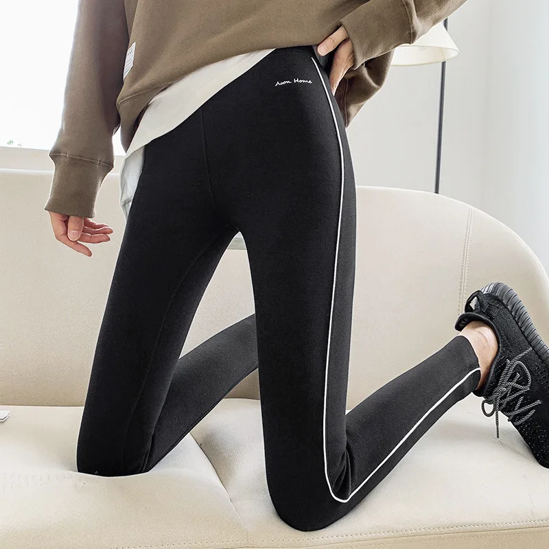

Winter Women Leggings Rabbit Hair Warm Pants Cotton Hight Waist Leggings Women Slim Cropped Trousers Comfortable Warm Stretchy