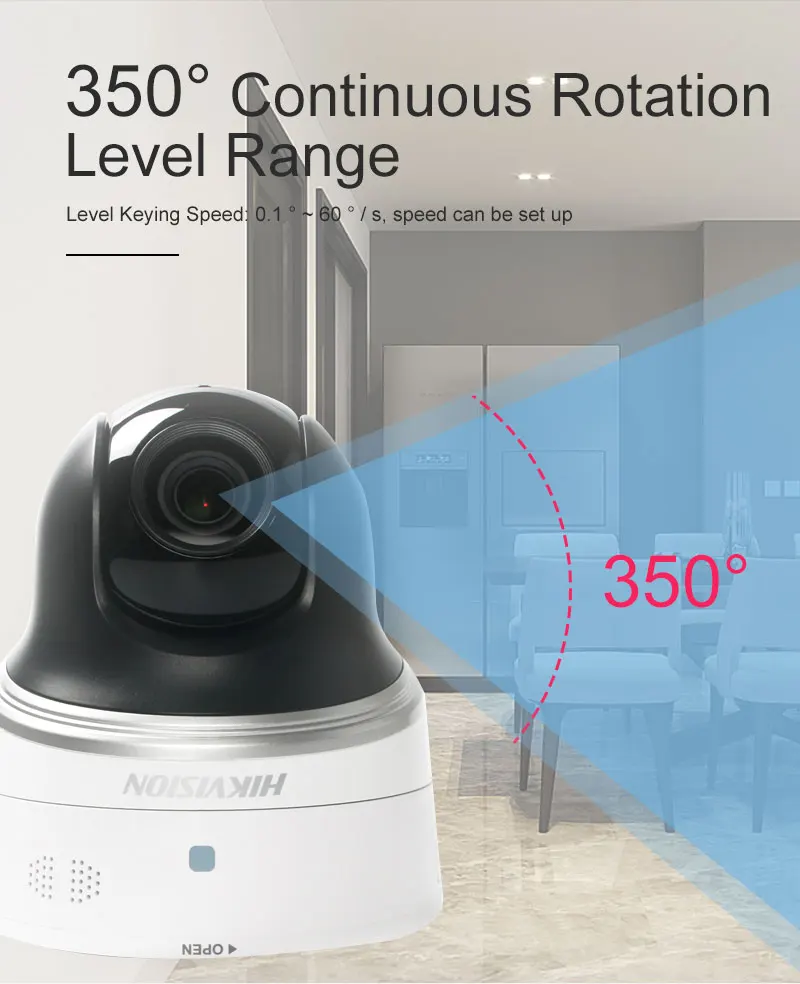 HIKVISION DS-2DC2106IW-D3 1.3MP IP мини PTZ камера 3-18 мм с ИК-поддержкой Hik-подключение приложение мобильное управление ONVIF Слот для карты SD