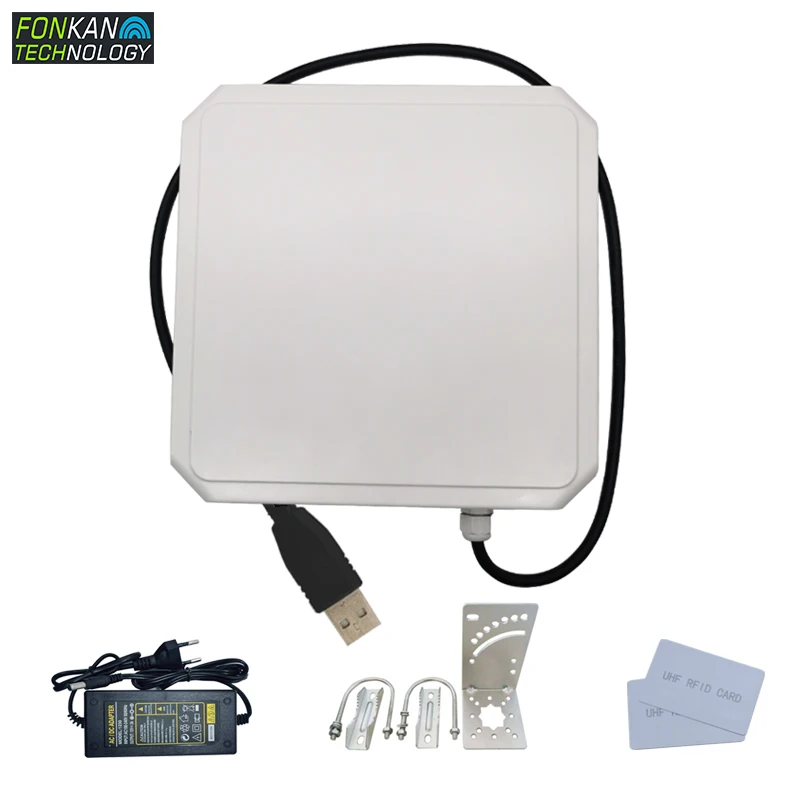 FONKAN rfid считыватель с большим диапазоном Ip67 водонепроницаемый usb или rs232 интерфейс