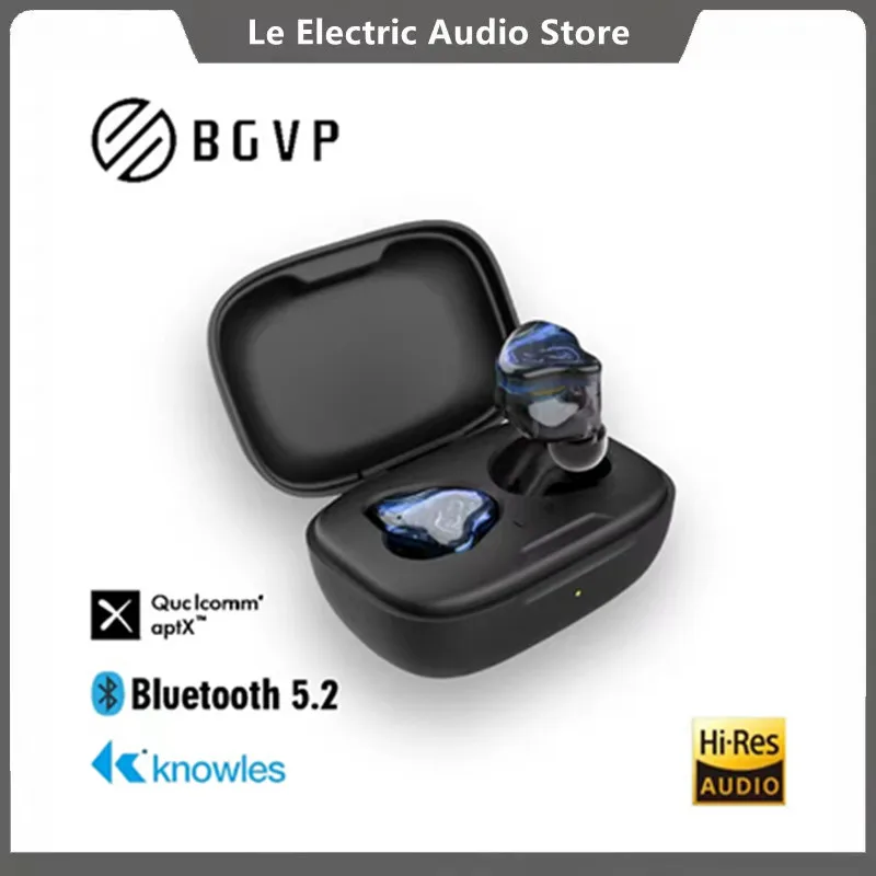 

Bgvp q2s tecnologia híbrida tws 5.2 alta fidelidade sem fio bluetooth fones de ouvido esportes binaural em fones de ouvido jogos