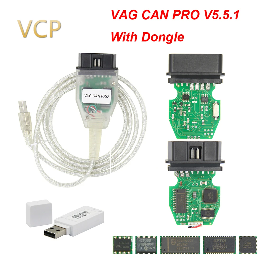 VCP V5.5.1 с ключом для VW для AUDI K-line OBD OBD2 автомобильный диагностический Vag Can PRO Авто сканер кабель K line для VAG PK ODIS