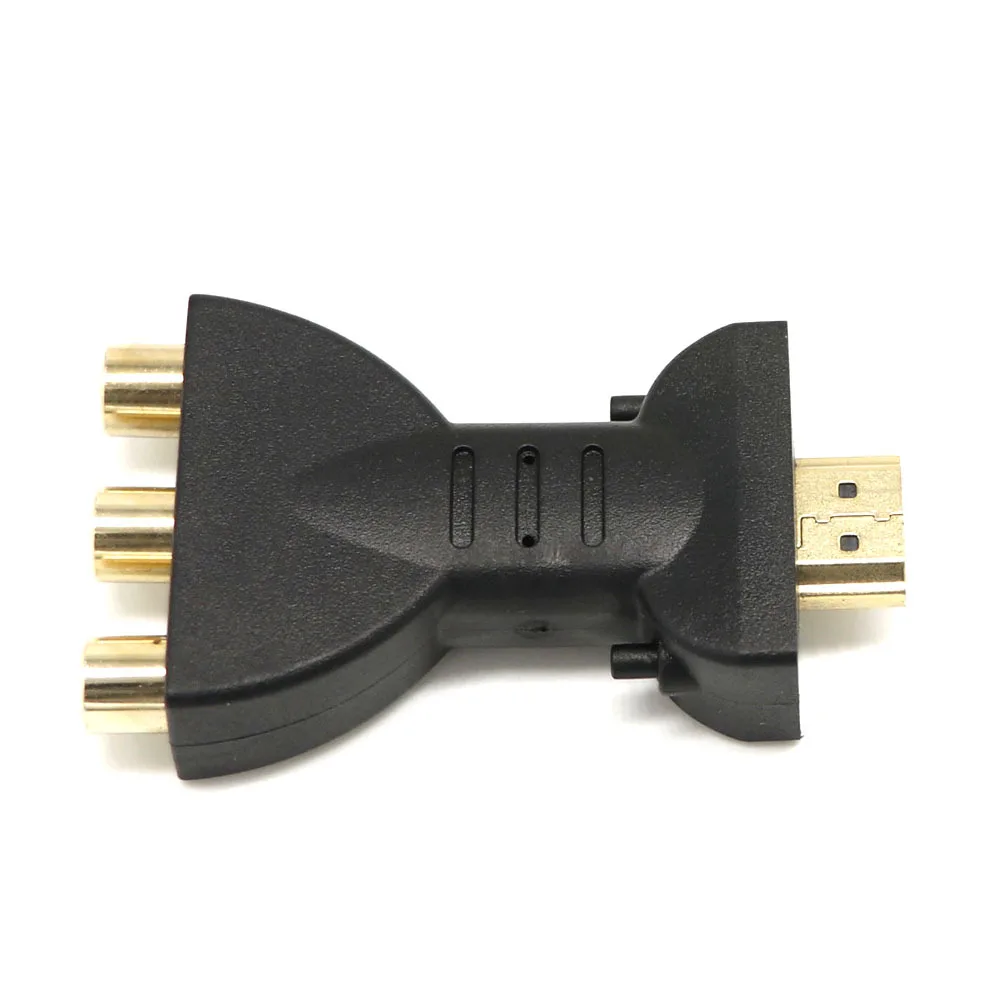 

OULLX HDMI-Compatible To RCA Video Audio Adapter 3 RGB Red Blue Green Component Converter For HDTV DVD New Digital Cables