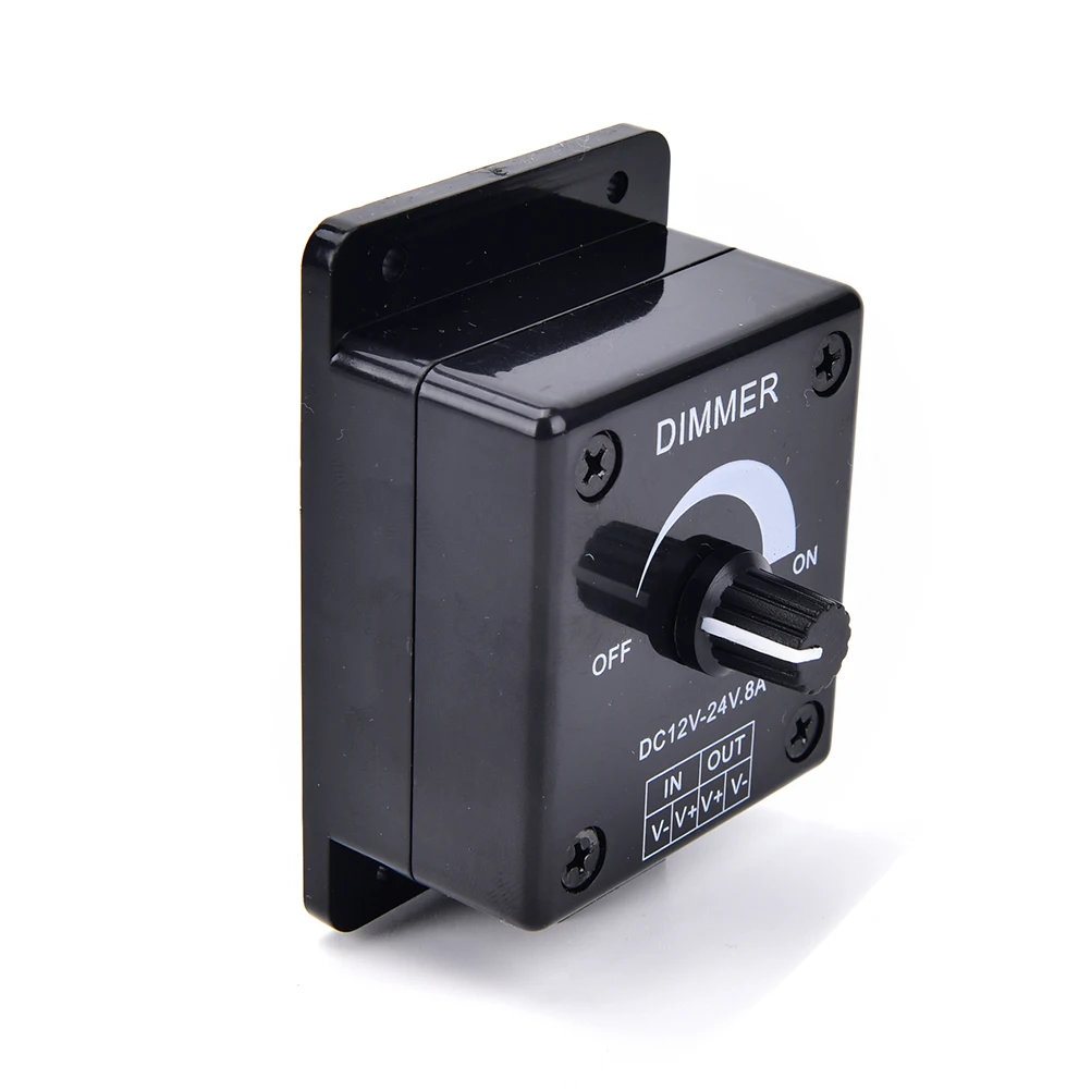 Светодиодный регулятор яркости 12 В 24 8 А постоянного тока драйвер для