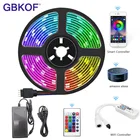 Лента светодиодная RGB 2835, 15105 м, 12 В, водонепроницаемая, с адаптером