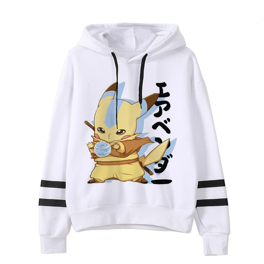 Pokemon Detectiv куртка Пикачу с капюшоном Женская забавная Pika Kawaii толстовка женская одежда женские Пуловеры мультфильм японский корейский для мужчин