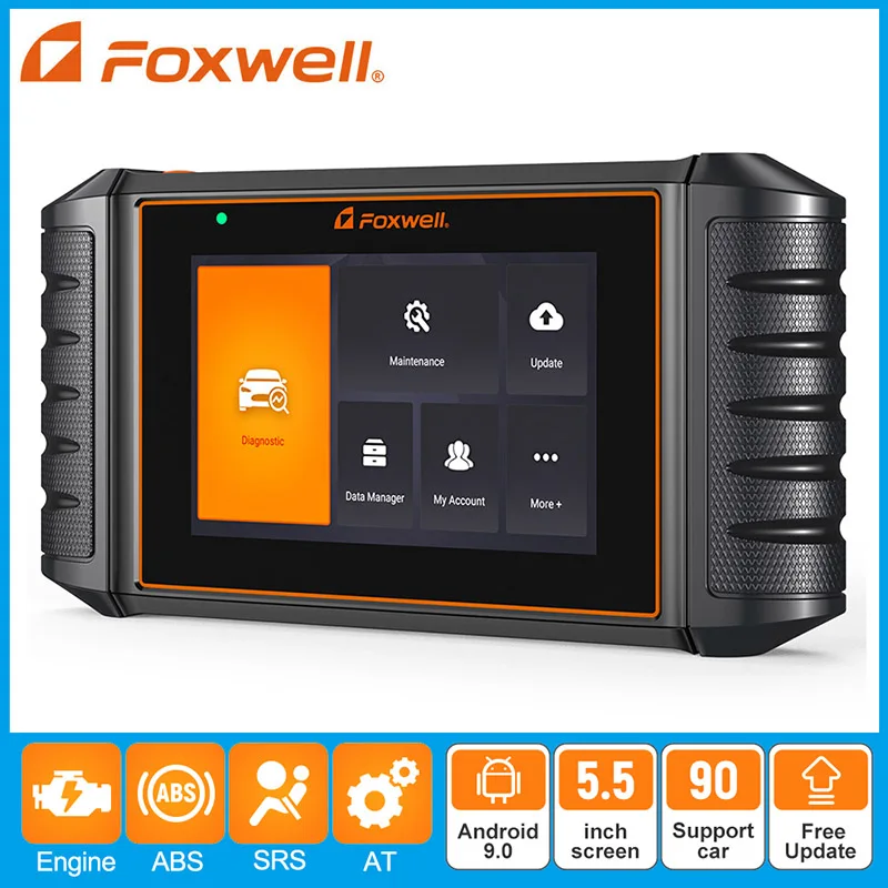 

FOXWELL NT706 OBD2 Scanner 4 System Code Reader Engine ABS SRS AT VIN Scan OBDII Diagnostic Tool Lifetime Free Update 2021 New