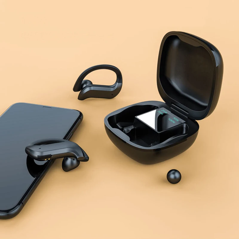 

MD03 TWS отпечаток пальца нажмите Bluetooth наушники спортивные стерео беспроводные наушники с шумоподавлением игровая гарнитура