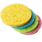 50 шт. натуральная древесная масса губки компресс косметическая губка для мытья лица губки Уход за лицом очищающее средство для снятия макияжа с инструментами