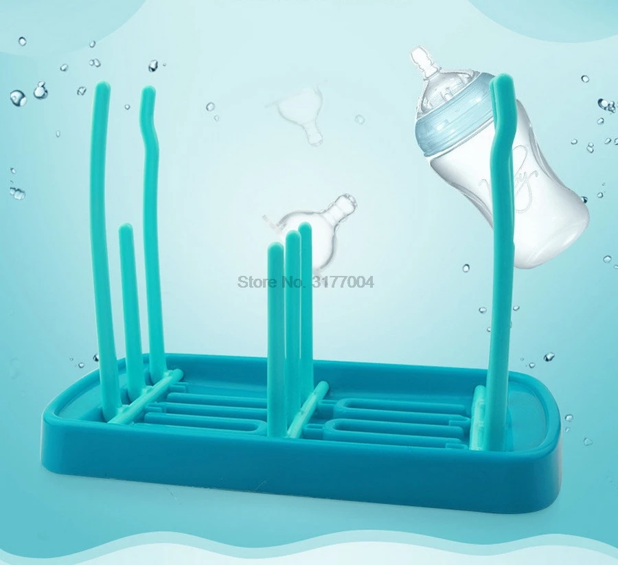 Стеллаж для сушки Детской бутылки простой прочный трехскладной стеллаж сосков 50