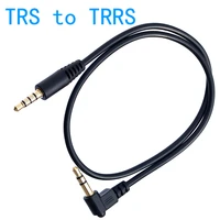 3 5mm trs to trrs adapter cable for rode video micro video mic go by mm1 transfer from smartphone to microphone