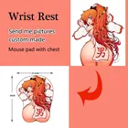 Коврик с рисунком из аниме пользовательский коврик для мыши, подставки под запястье, сексуальный аниме, задница, большая грудь, подставка под руки, подушка для мыши, 3d аниме, грудь, эргономичный, Kawaii
