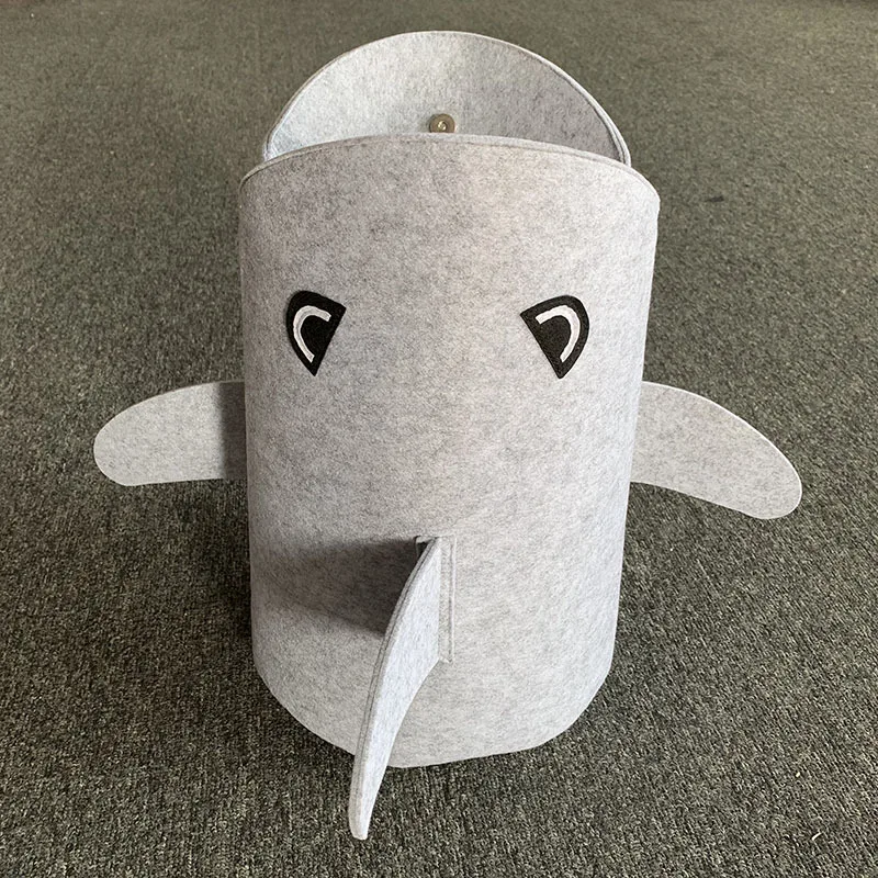 

1Pcs Baby Cute Shark Foldable Toy Storage Buckets Picnic Basket Box Oxford Organizer Container Household Supplies Accessories
