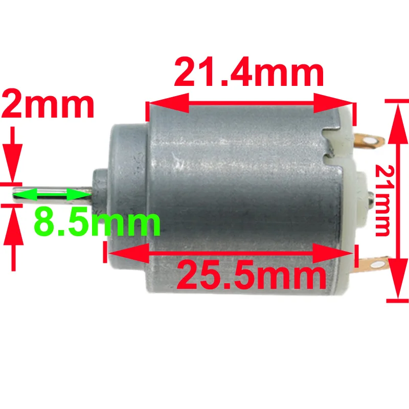Высокоскоростные микро двигатели постоянного тока сделай сам от 3 В до 5 с 17000-18000