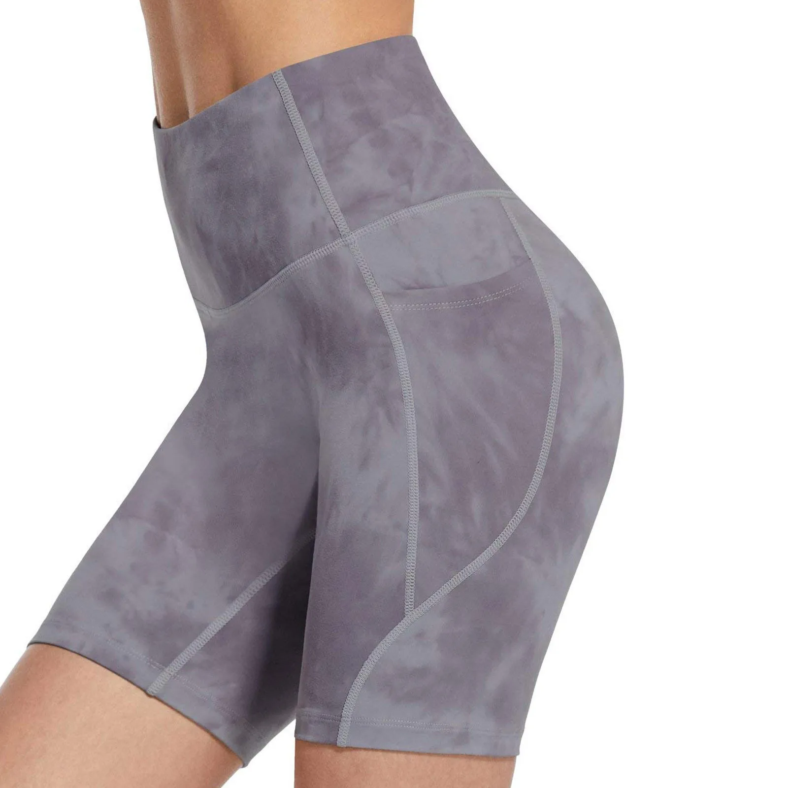 

ISHOWTIENDA Women's Workout Leggings Fitness Sports Runningpockets Leggings Yoga Pants Pantalones Cortos De Mujer Women Pants