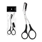 1 шт. триммер для бровей Эпилятор расческа для волос для бровей Триммер для волос ножницы для бровей инструменты для макияжа аксессуары для красоты здоровья