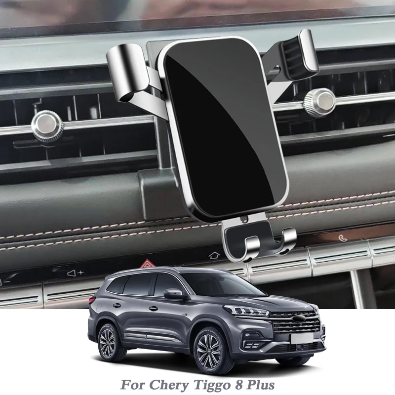 

Car Bracket Holder Dashboard Air Vent Clip Mount Mobile Cell Stand Smartphone GPS Support For Geely Tiggo 7 Pro 8 Plus 2019-2024