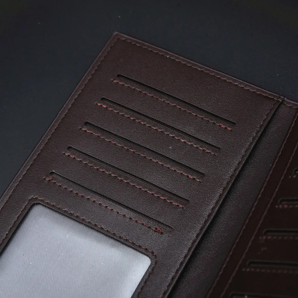 Мужской Длинный кошелек держатель для карт мужские кошельки компактная сумка