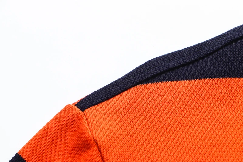 

T-Shirt men TACE&SHARK 2021 new arriva Long sleeve comfort casual high fabric stripe letter pattern cotton free shipping