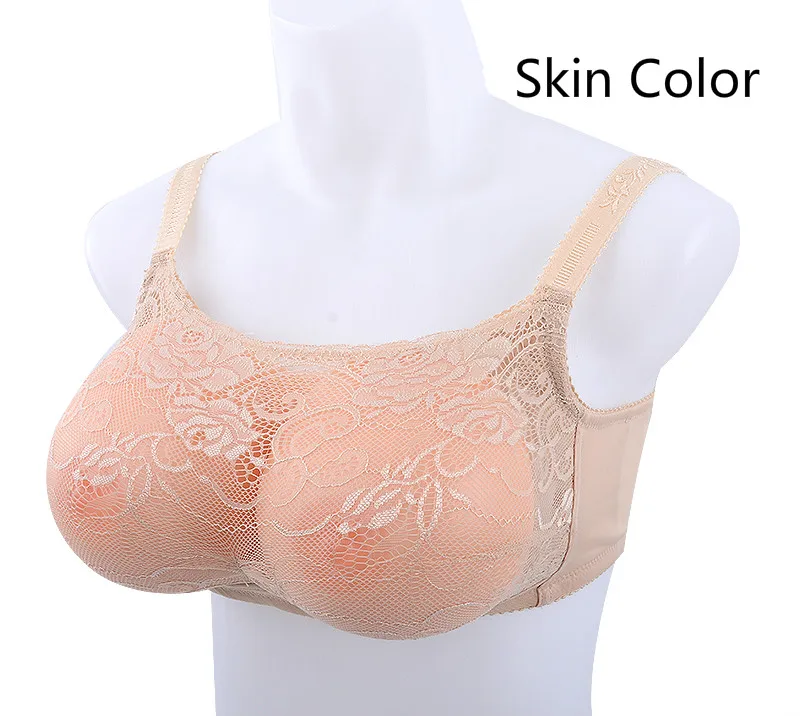 

1 Set Artificial Silicone Fake Breast Form Crossdress Silicone Breast Forms Transvestism Dressed As Woman with Bra A-E Cup
