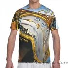 Часы плавки (мягкие часы в момент первого взрыва)-мужская футболка Сальвадора Дали, женская футболка, топы для мальчиков, футболки