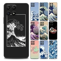 hokusai the great wave phone case for honor 8x s 9s c a x pro play 9a 50 pro 10 20 e pro 30i pro lite youth soft silicone