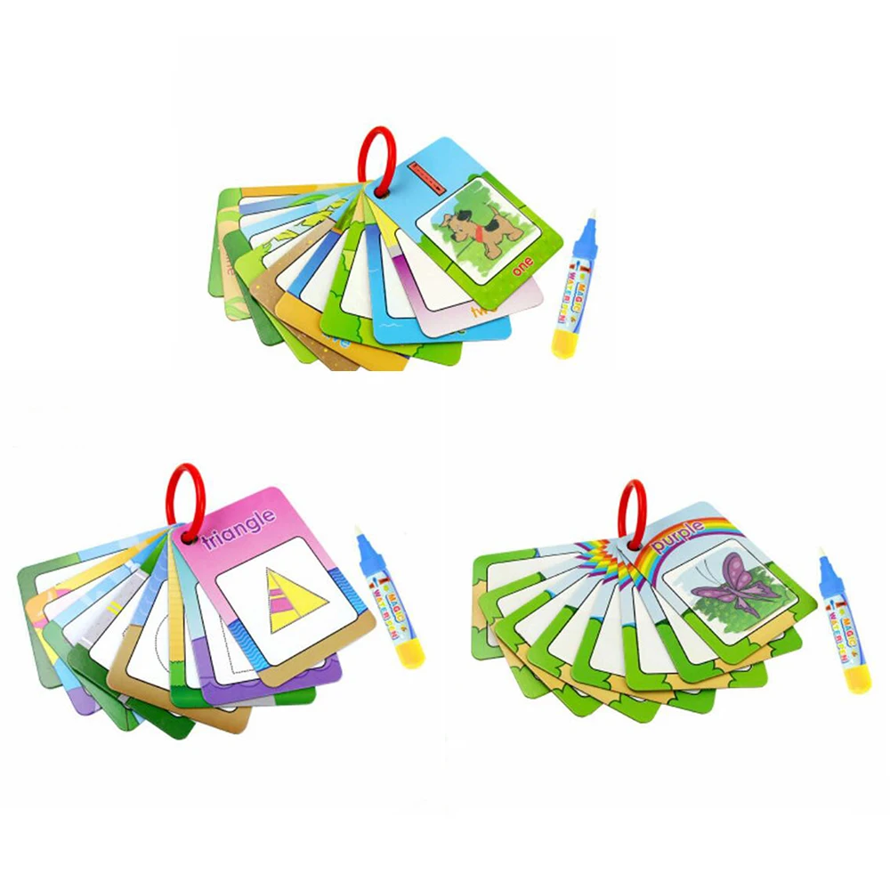 Карточки Волшебные для рисования 3D цифровые цифры геометрические узоры