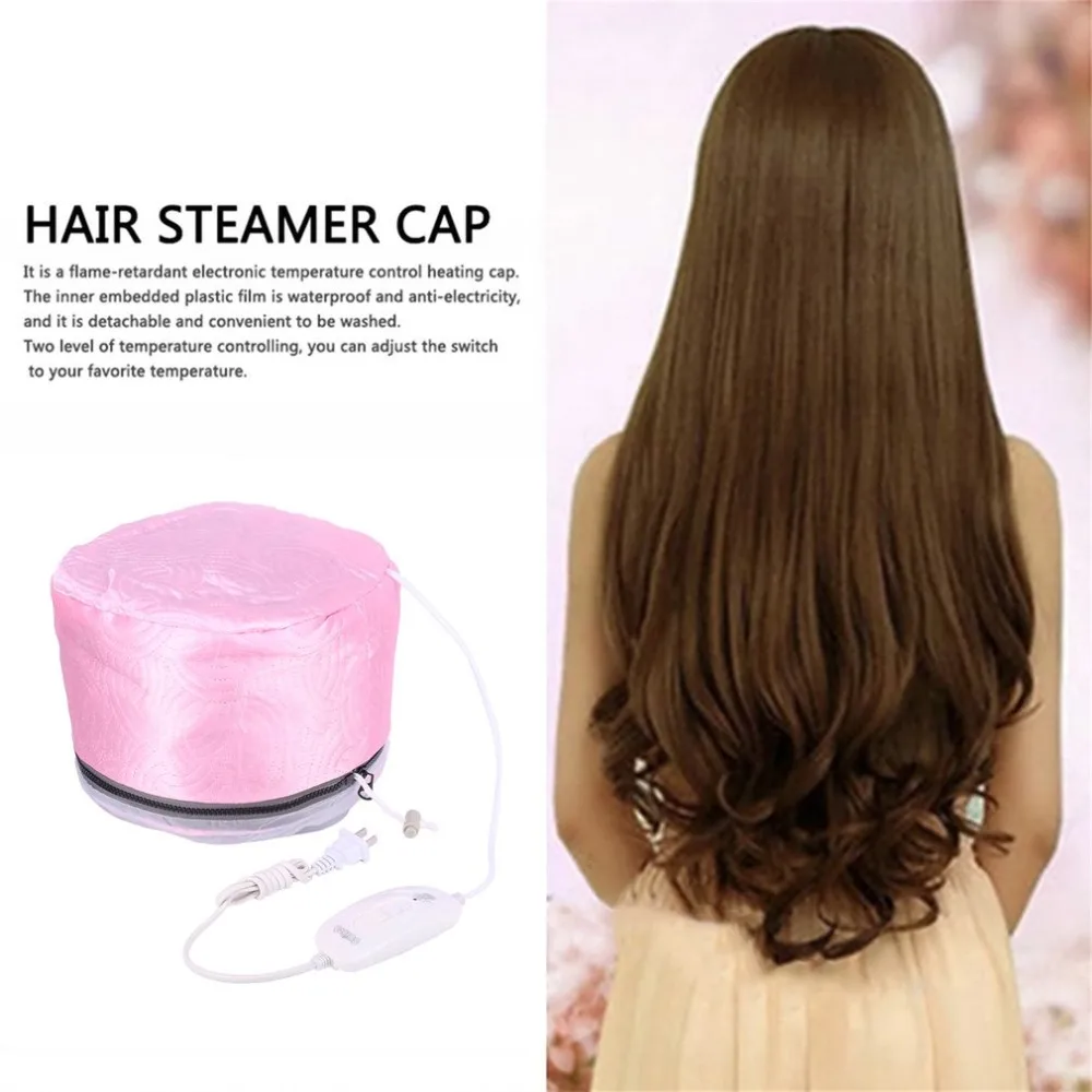 Пароварка крышки сушилки Электрический нагревающий колпак для волос термальная