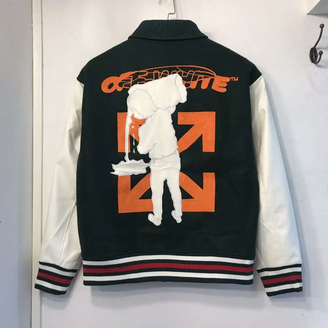 

New woollen Baseball Jacket for men and women casual jacket
