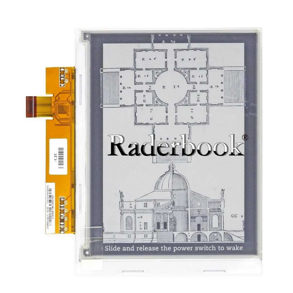 E-ink Lcd Tela para Pocketbook 301 603 611 612 613 Prs505 Ed060sc4 Ed060sc4 lf