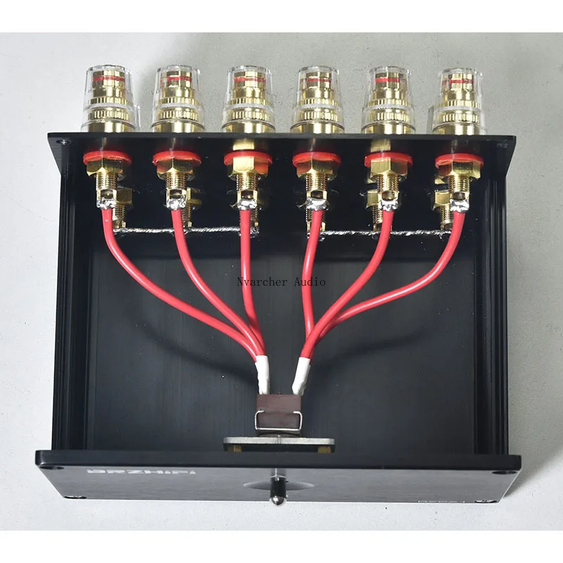 Nvarcher 2 Input Output Audio Switcher Amplifier Speaker Switch Converter Power Amplifiers And pairs of Speakers | Электроника