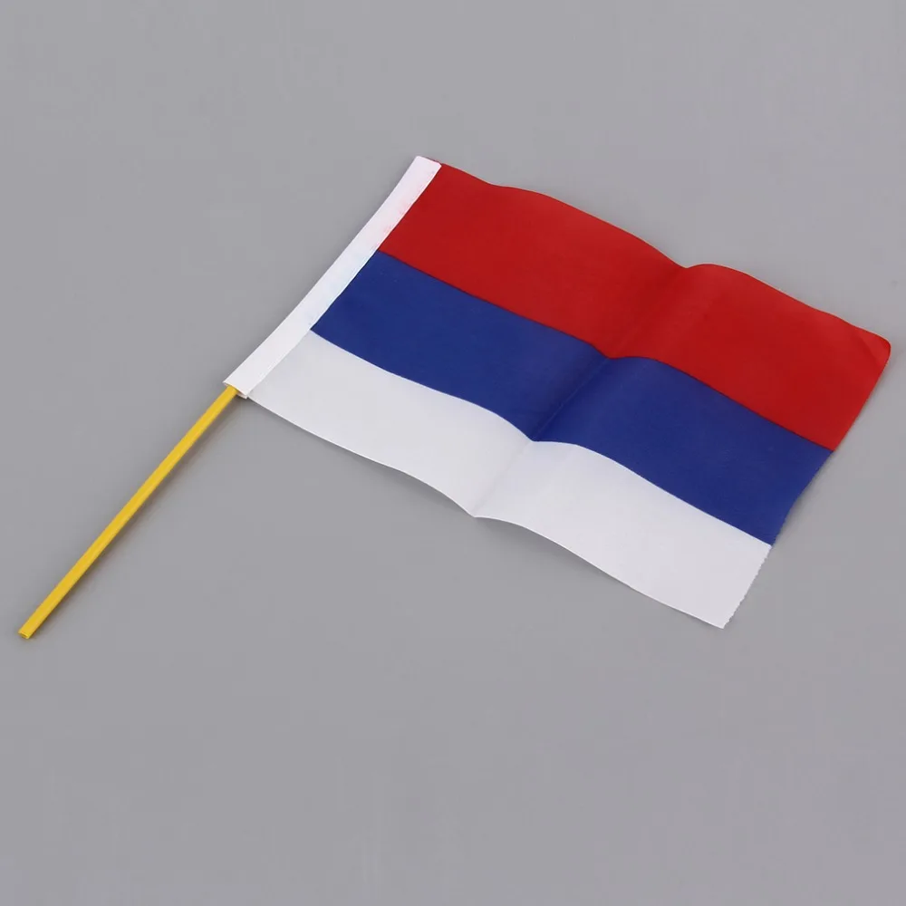 10 шт. новый небольшой Федерации ручной развевающийся Национальный флаг