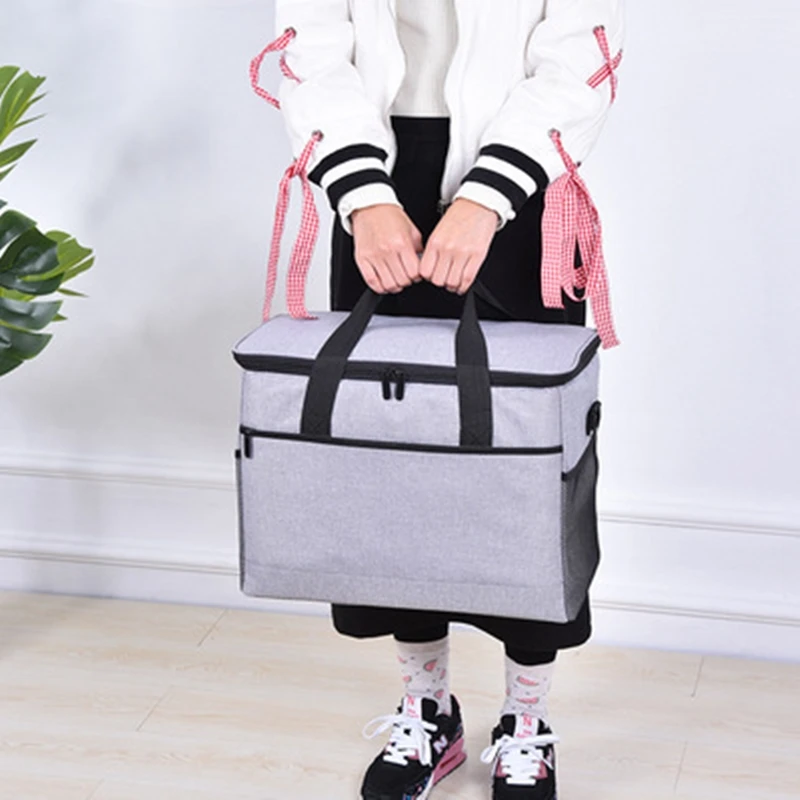 Водонепроницаемая сумка из ткани Оксфорд вместительный изоляционный мешок для