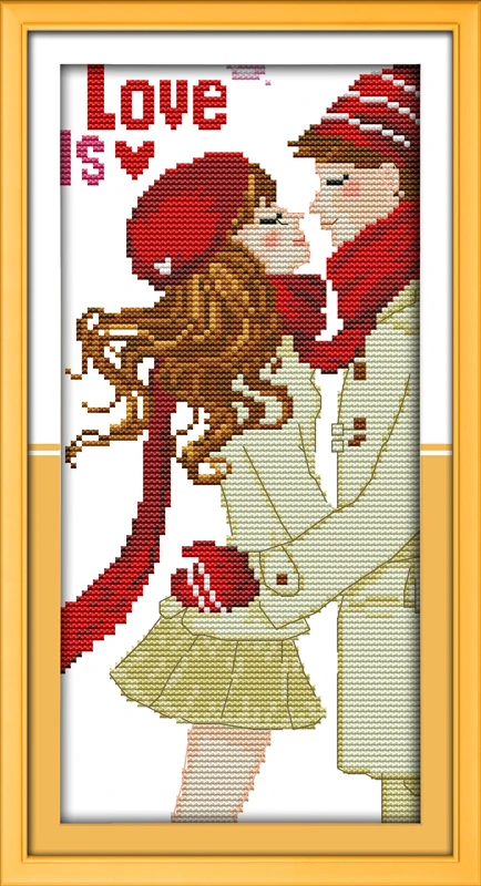 

The feeling of love cross stitch kit 14ct 11ct count print canvas stitches embroidery DIY handmade needlework plus