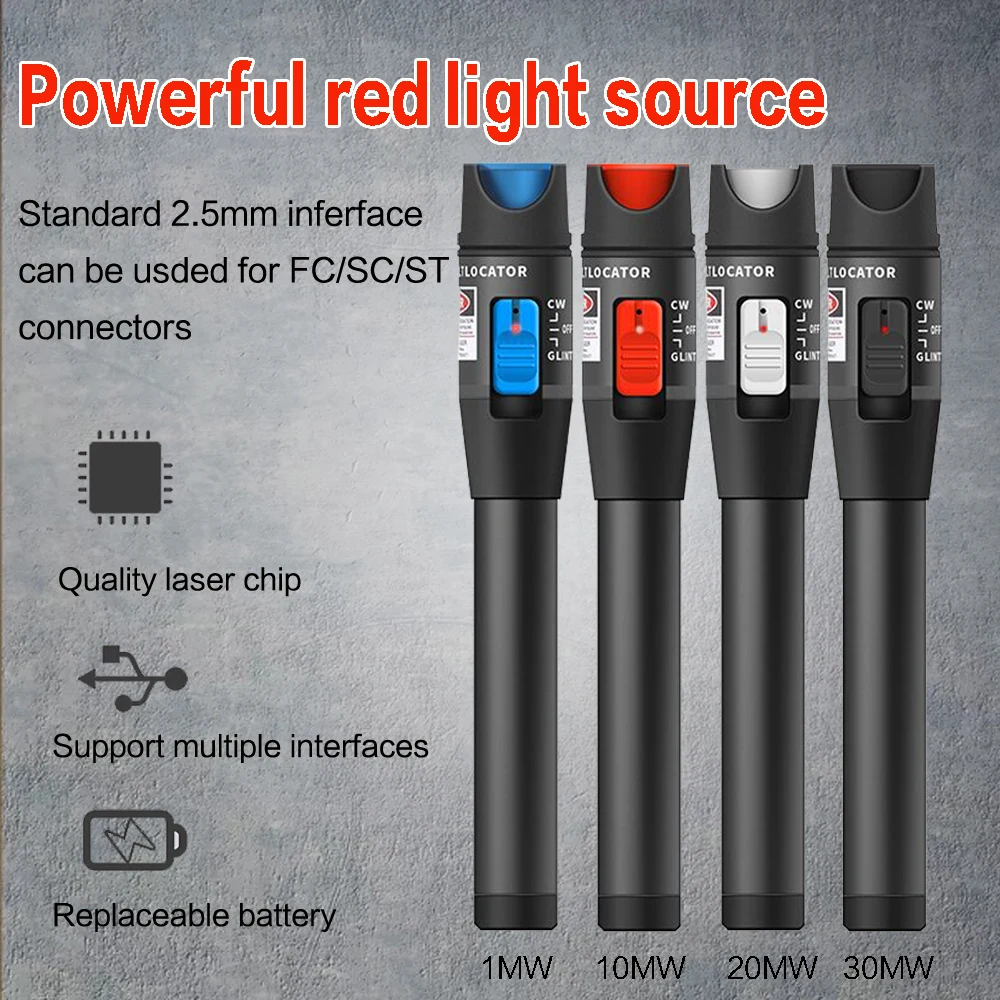 30MW/20MW/10 мВт/1 мВт прибор для визуального определения повреждения тестирования