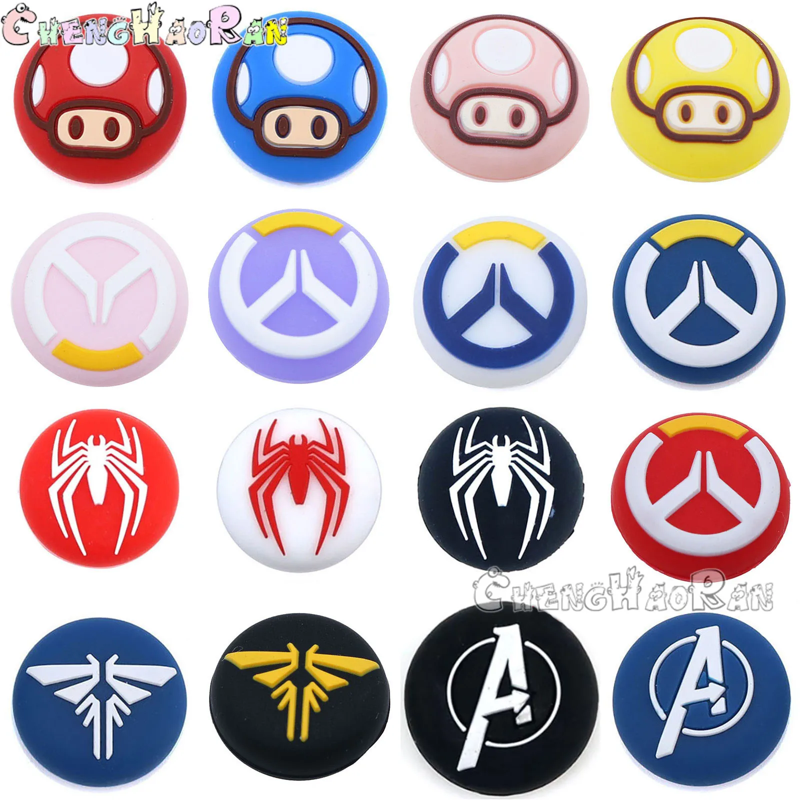 

1x Soft Silicone Thumb Stick Grip Cap Joystick Cover For Playstation5 PS5/PS4/PS3/PS2/Xbox One s 360 Controller Thumbstick case