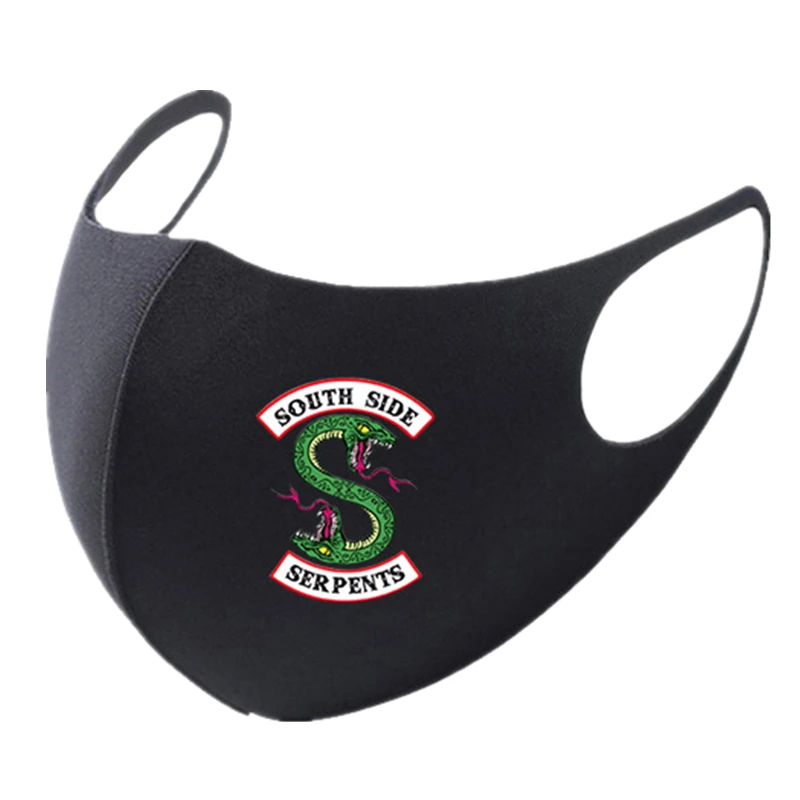 ТВ ривердейл южные змеи Косплей ледяная шелковая маска для лица взрослых