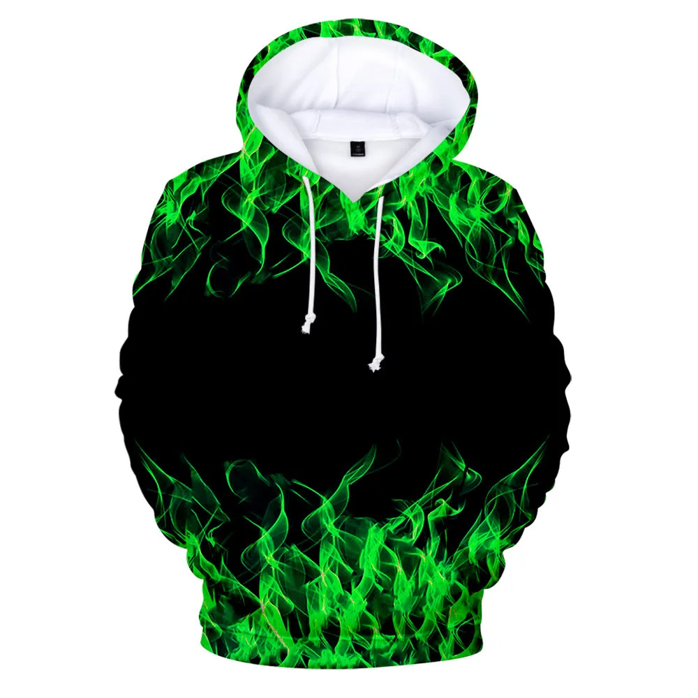 

New Listing 3D Color Flame Hoodies Sweatshirts Men Women Unisex Pullovers Fashion Kids Hooded Autumn Boys Girls Streetwear Tops