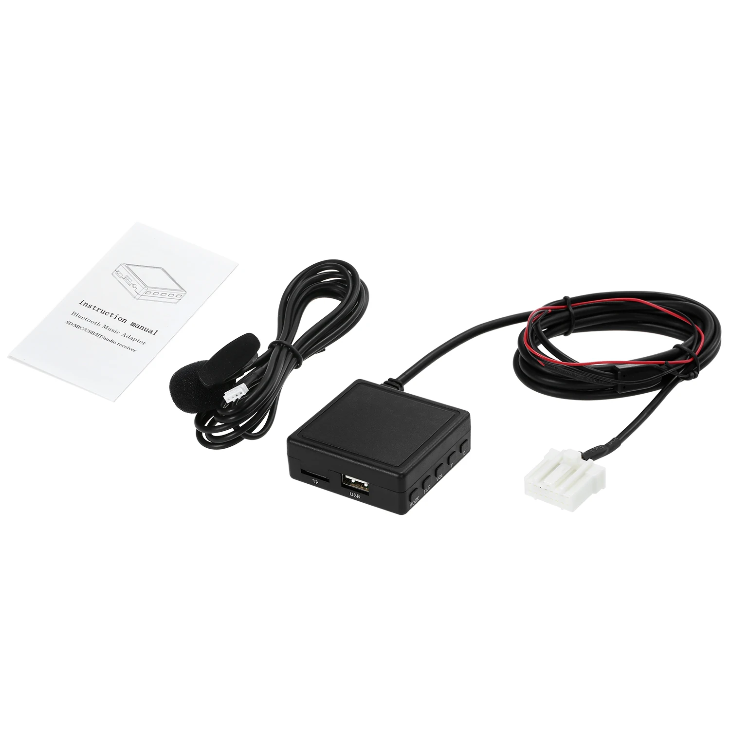 Автомобильный AUX-IN радио адаптер BlueTooth автомобильные аксессуары USB TF музыкальный