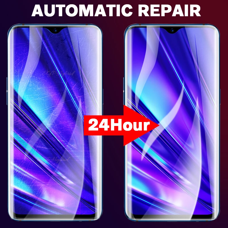 Гидрогелевая пленка с полным покрытием 600D для oppo realme 5i 5s 5 3 2 X2 F9 F11 pro Q XT X Lite Reno ACE