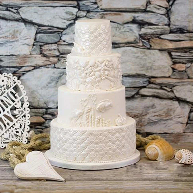 Силиконовая форма для выпечки торта в виде раковины Meibum формы на свадьбу день