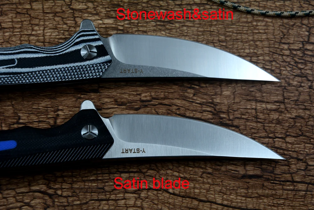 Охотничьи карманные ножи YSTART шайба с подшипником лезвие из стали D2 рукоятка G10 3