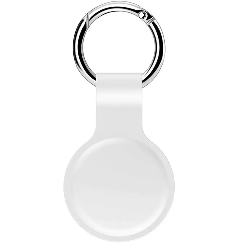

10Pcs/Lots Soft Liquid Silicone Protective Case For Airtags Cover Keychain Locator Tracker Smart Accessories
