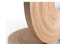 100metersroller width20mm thickness0 5mm natural white rubber wood edge sealing strip wood veneer