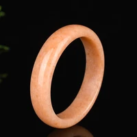 natural yellow jade bangle bracelet genuine hand carved fine charm jewelry fashion accessories amulet for men women gifts
