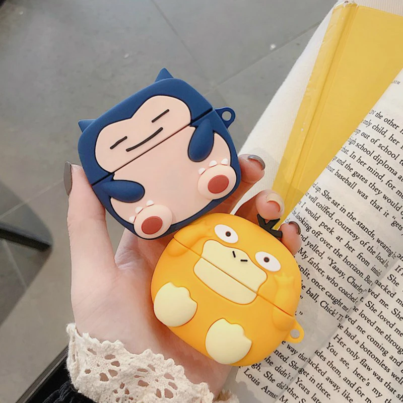 3D чехол для наушников Airpods Pro Чехол Силиконовый Ctue Мультяшные наушники/Earpods Apple Air