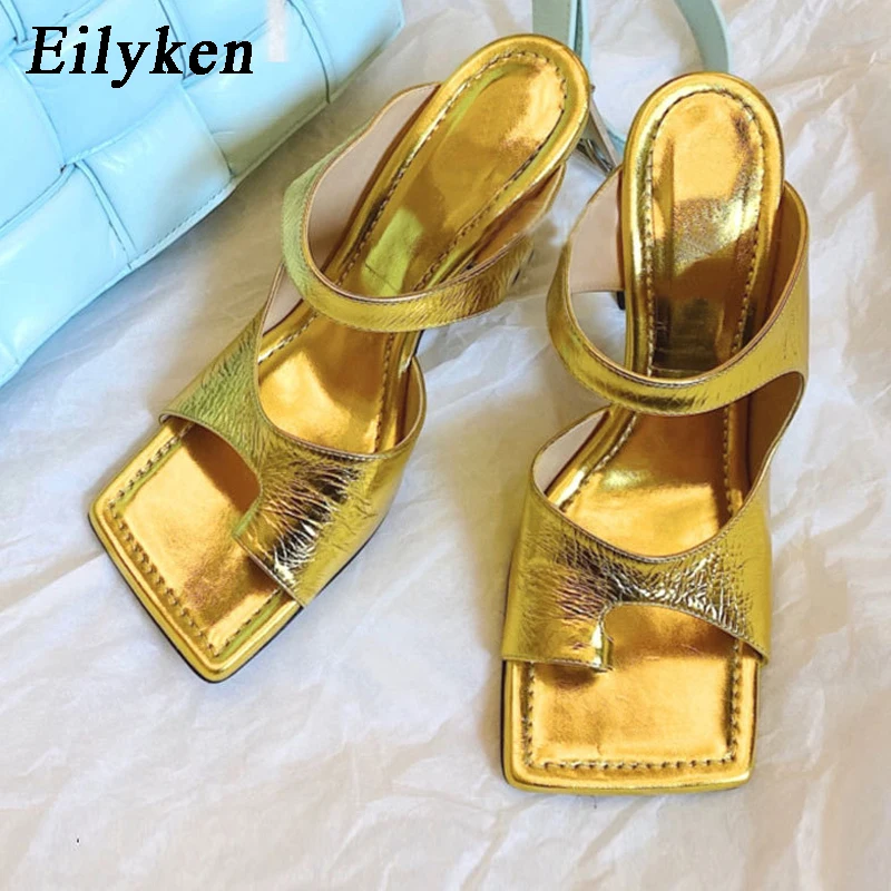 Фото Eilyken 2022 New Design Women Slipper Elegant Square Toe High Heels Sandal Shoes Quality Outdoor Slip On Dress Обувь Eilyken 2022 New Design Women Slipper Elegant Square Toe High Heels Sandal Shoes Quality Outdoor Slip On Dress Обувь